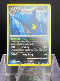 Sharpedo 49/111 | Platinum - Rising Rivals | REVERSE HOLO | Pokemon - Image 1