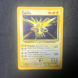 Zapdos - 16/102 - Pokemon Base Set Unlimited Holo Rare Card WOTC - LP - Image 3