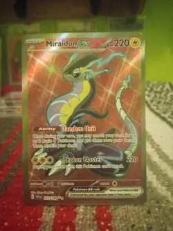 Miraidon ex Full Art Scarlet & Violet Base Set 227/198 Pokemon TCG - Image 1