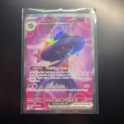 Mismagius EX 112/094 Pokemon TCG Phantasmal Flames Ultra Rare English - Image 1