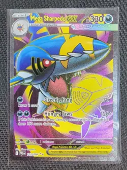 Pokemon TCG - Mega Sharpedo EX 113/094 - Phantasmal Flames Full Art English NM - Image 1