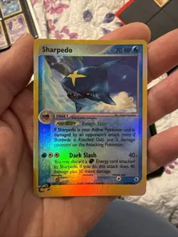 SHARPEDO 22/109 - EX Ruby & Sapphire - Reverse Holo Rare - Pokemon TCG - Image 1