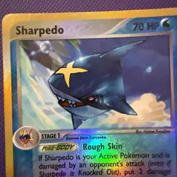 SHARPEDO 22/109 - EX Ruby & Sapphire - Reverse Holo Rare - Pokemon TCG - Image 4