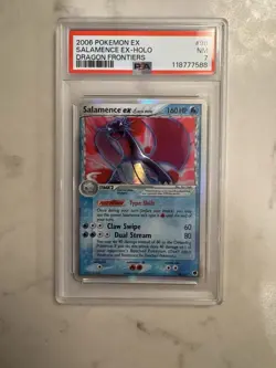 Pokemon Salamence ex EX Dragon Frontiers Holo Ultra Rare #98 PSA 7 - Image 1