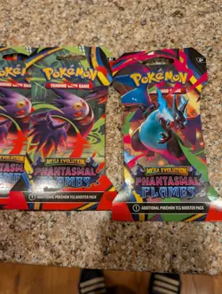 Pokemon Mega Evolution Fantasmal Flames🔥 Sleeved Booster Pack x13. Immediate... - Image 2