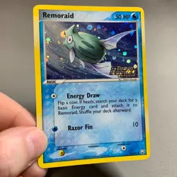 Remoraid 73/109 EX Team Rocket Returns REVERSE HOLO Stamped Common Pokemon LP- - Image 3