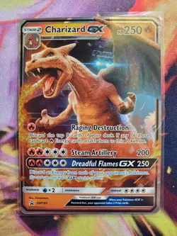 Charizard GX SM195 - Sun & Moon Black Star Promo Holo Pokemon - Image 1