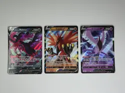 Galarian Moltres Zapdos Articuno V 097 080 058 Pokemon TCG Chilling Reign NM - Image 1