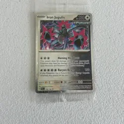 Pokemon Paradox Rift Iron Jugulis 158/182 Cosmos Holo Sealed Exclusive - Image 1