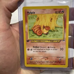 Pokemon TCG Vulpix 91/105 Neo Destiny 1st Edition Pokemon Vintage NM/MT Nintendo - Image 1
