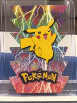 Pokemon 2001 Topps Johto League Champions Die Cut Pikachu - Image 1