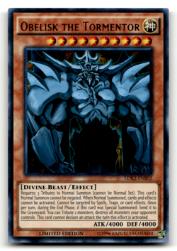 Obelisk the Tormentor LDK2-ENS02 Ultra Rare Legendary Decks II LP - Image 1