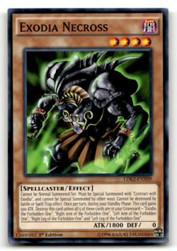 Exodia Necross LDK2-ENY09 1st Edition Common Legendary Decks II LP - Image 1
