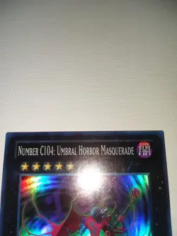 Yugioh JOTL-EN056 Number C104: Umbral Horror Masquerade Super Rare 1st Ed NM - Image 3