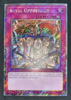 Yugioh Royal Oppression RA04-EN120 Platinum Secret Rare 1st Ed NM w/Tracking - Image 3