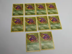 151 Pokemon FOSSIL Set Common Cards, 46 to 62 - Includes All Shown, Vintage 1999 - Image 4