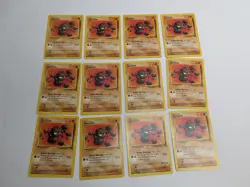 151 Pokemon FOSSIL Set Common Cards, 46 to 62 - Includes All Shown, Vintage 1999 - Image 5