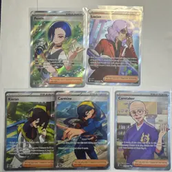 Pokemon twilight masquerade Ultra Rare Full Art Trainer Pokemon Card Lot of 6 NM - Image 1