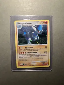 Pokemon TCG Vintage Rampardos Holo Rare Card 33/123 Mysterious Treasures - Image 1