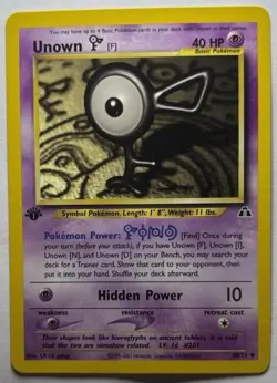 VINTAGE FIRST Generation Original Pokemon Trading Card Game Unknown #48/75 - Image 1