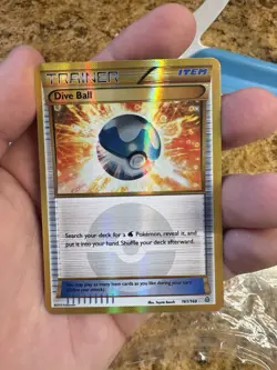 Dive Ball 161/160 Secret Rare Trainer Primal Clash Pokemon TCG Card - Image 3