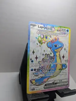 Lapras ex 158/142 Stellar Crown Full Art Ultra Rare Holo Pokemon Card NM - Image 2
