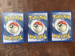 1999 Pokemon Cards ~ 1st Edition ~FOSSIL ~ Wizards WOTC ~ Slowpoke Omanyte - Image 2