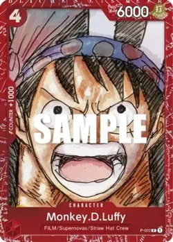 near mint - 1 x One Piece Monkey.D.Luffy - P-022 - P (Premium Card Collection -O - Image 1