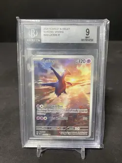 2024 Pokemon SSP En-Surging Sparks Illustration Rare #203 Latios Card BGS 9 Mint - Image 1