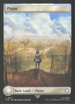 Plains 317 Land Magic: the gathering Universes Beyond: Fallout - Image 1
