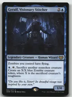 Geralf, Visionary Stitcher R Innistrad: Crimson Vow 61 LP - Image 1