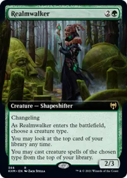Near Mint, English - 1 x MTG Realmwalker - Extended Art Kaldheim - Image 1