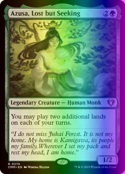 MTG Azusa, Lost but Seeking (274/1173) Commander Masters NM FOIL - Image 1