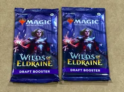 Magic the Gathering Wilds Of Eldraine Draft Booster 2-Pack New Sealed - Image 1
