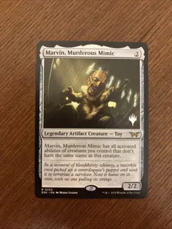 Marvin, Murderous Mimic R Promo Pack: Duskmourn: House of Horror 253 - NM - Image 1