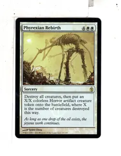 MTG SkeenAB Phyrexian Rebirth FOIL from Mirrodin Besieged. NM. - Image 1