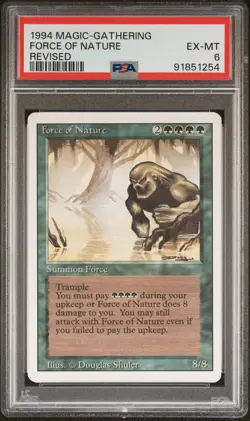 1994 MTG REVISED FORCE OF NATURE PSA 6 - Image 1