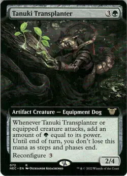 Tanuki Transplanter 2022 MTG #72 Neon Dynasty Commander - Image 1