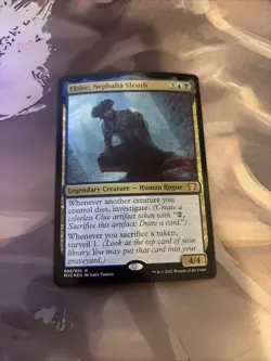Eloise, Nephalia Sleuth Commander: Innistrad: Midnight Hunt Foil - Image 1