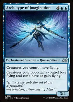 Hero Deal, English - 2 x MTG Archetype of Imagination Commander: Duskmourn: Hous - Image 1