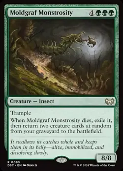 Near Mint, English - 4 x MTG Moldgraf Monstrosity Commander: Duskmourn: House of - Image 1