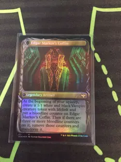 MTG Magic The Gathering Edgar, Charmed Groom Foil Showcase Vampire Commander - Image 2