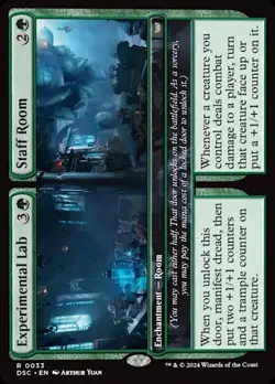 Near Mint, English - 1 x MTG Experimental Lab // Staff Room Commander: Duskmourn - Image 1