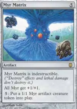 Lightly Played, English - 1 x MTG Myr Matrix Darksteel - Image 1