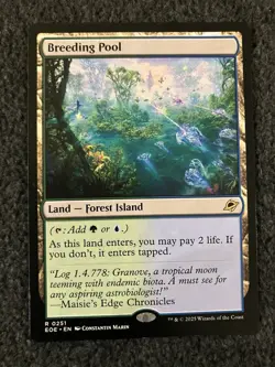 Magic The Gathering MTG - Breeding Pool - Edge of Eternities - Image 1