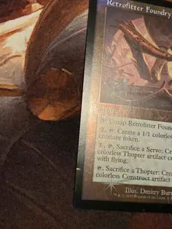 Retrofitter Foundry X1 Mtg Foil Judge Promo Lp - Image 2