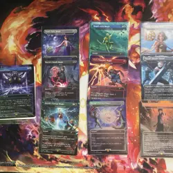 Magic the Gathering Final Fantasy Secret Lair Non-Foil English Set + Bonus Promo - Image 1