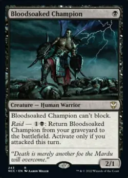 Near Mint, English - 4 x MTG Bloodsoaked Champion Commander: Streets of New Cape - Image 1