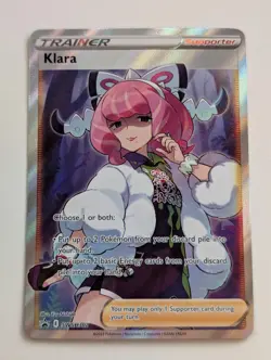 Klara SWSH302 Premium Collection Black Star Promo Full Art Pokemon TCG NM - Image 1