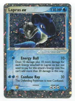 Lapras EX 99/109 Pokemon EX Ruby And Sapphire Holo Card 2003 SHIPS TODAY - Image 1